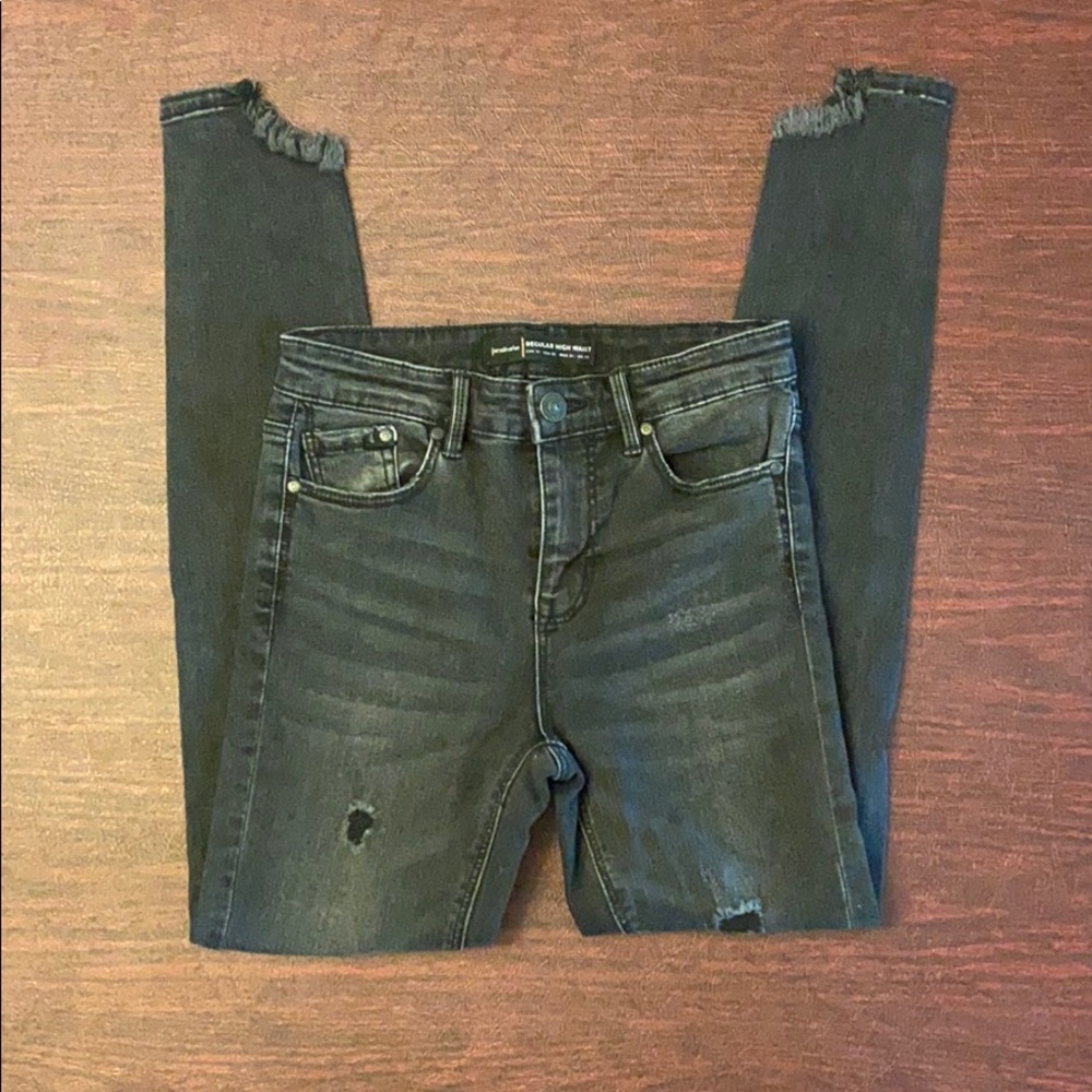 Stradivarius Black Jeans